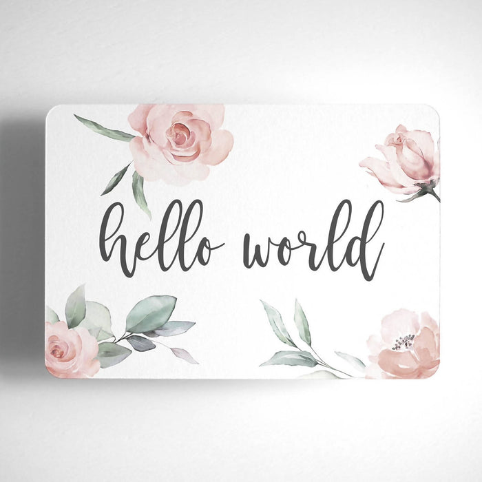 Floral Baby Milestone Cards