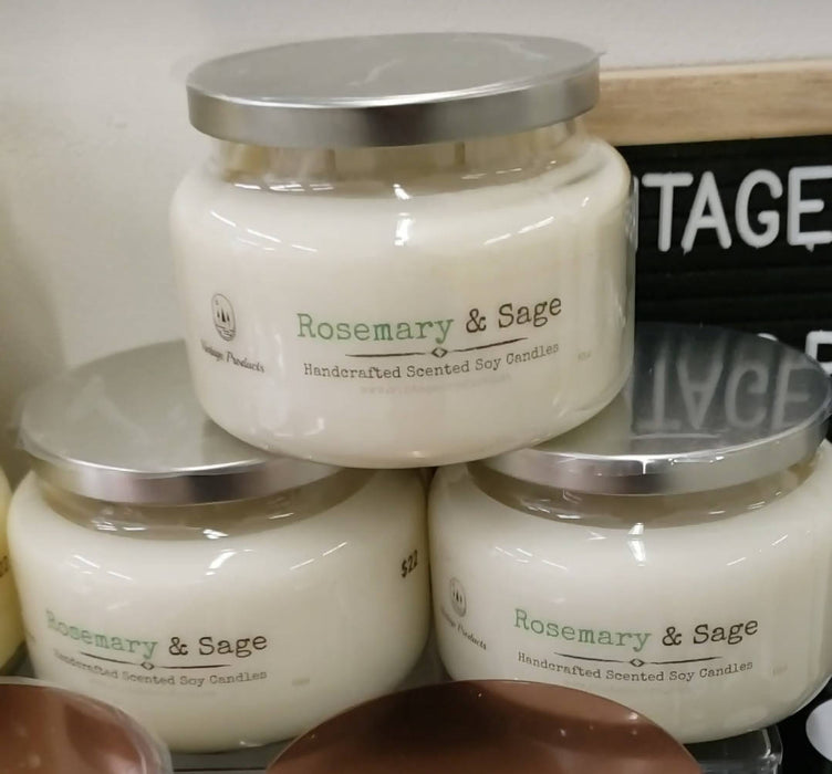 Rosemary & Sage- Scented Soy Candle