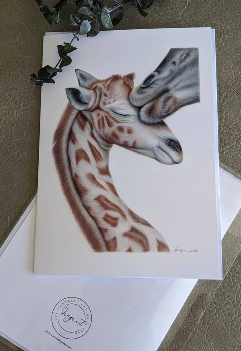 Greeting card - Giraffe