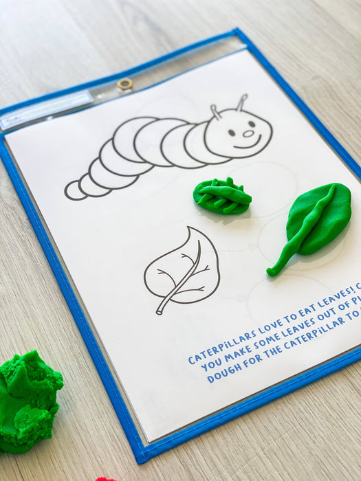 Play dough activity sheets pack (Includes 18 activity sheets)