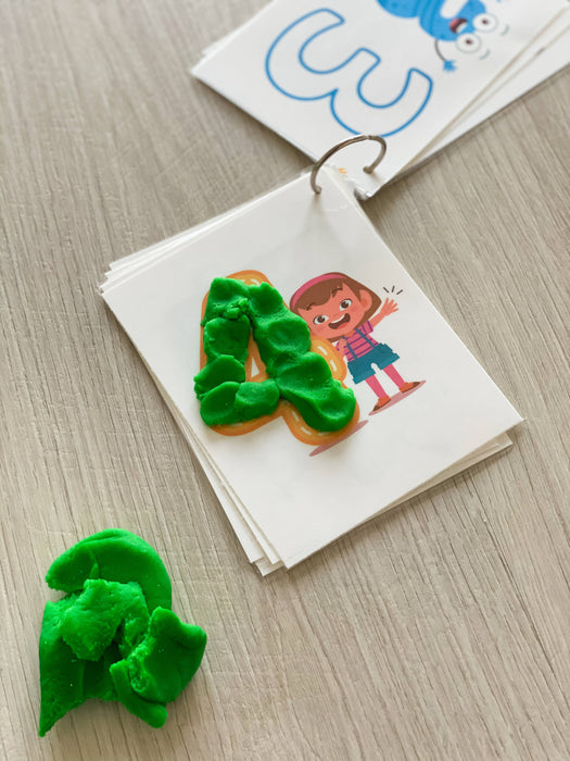Play dough activity decks - Available in Alphabet, Numbers, Shapes