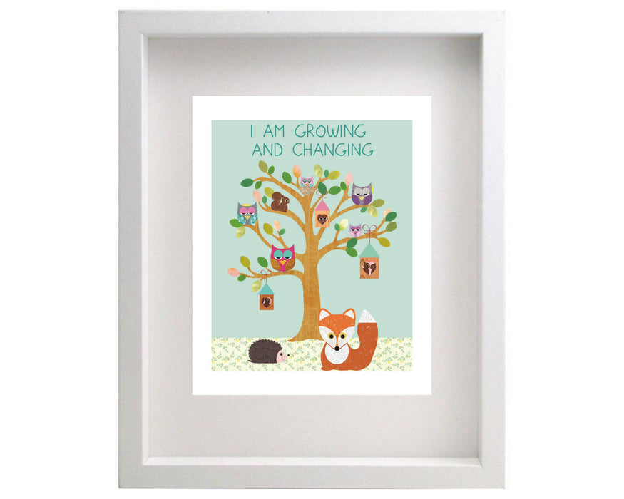 I Am Growing and Changing - 8x10 Glow Kiddo Glow Affirmation Print