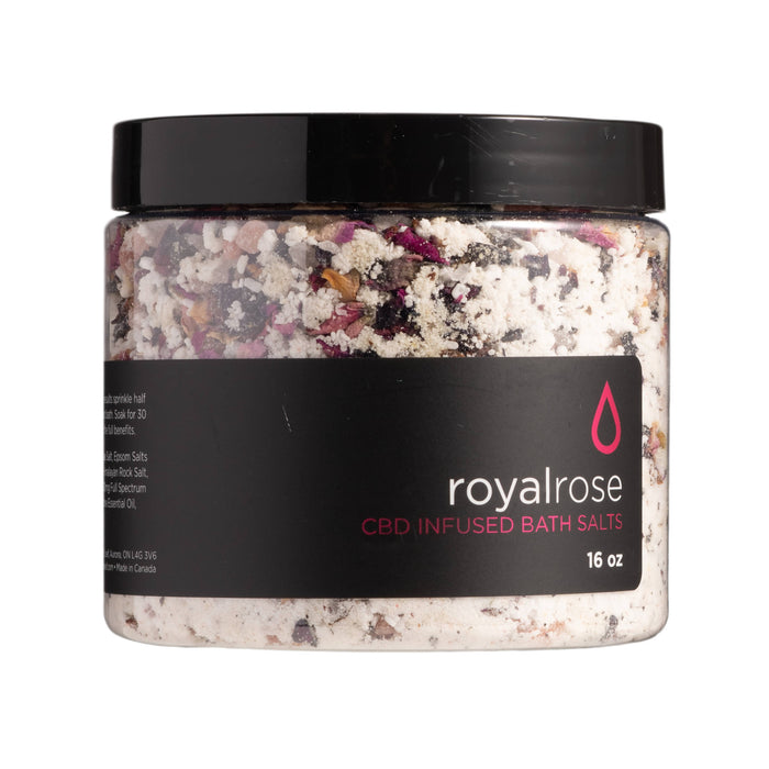 Royal Rose Hemp Infused Bath Salt 16oz